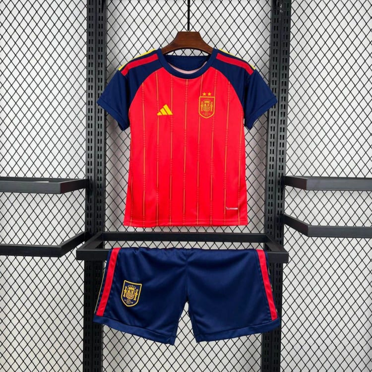 2026 Spain Home Champion Two Stars Shirt Kids Size